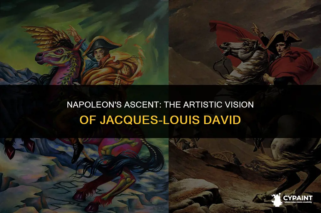 why did jacques louis david paint napoleon crossing the alps