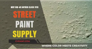 Why JB Snyder Shut Down Fifth Street Paint Supply