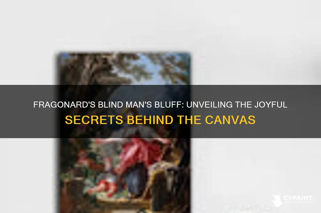 why did jean honore fragonard paint blind mans bluff