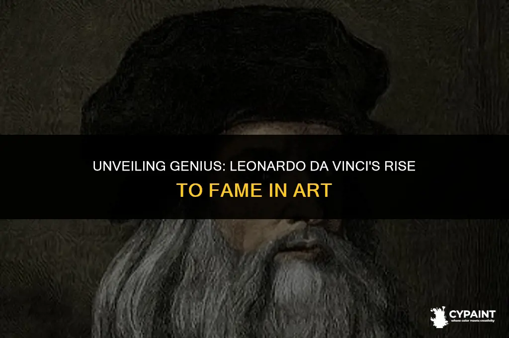 why did leonardo da vinci become famous for his paintings
