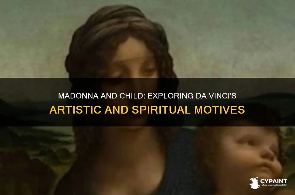 why did leonardo da vinci paint madonna and child