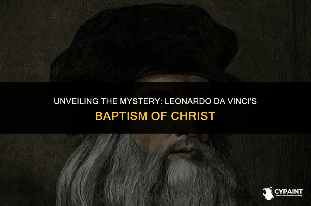 why did leonardo da vinci paint the baptism of christ
