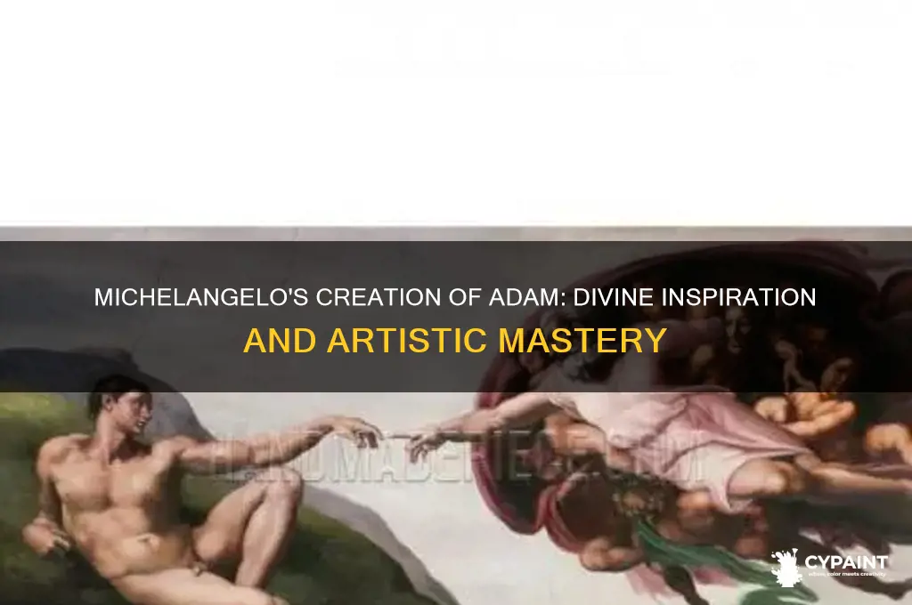 why did michelangelo paint the creation of adam