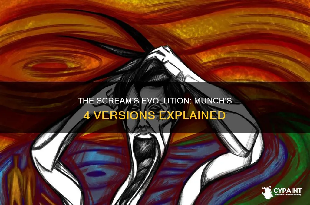 why did munch paint 4 versions of the scream
