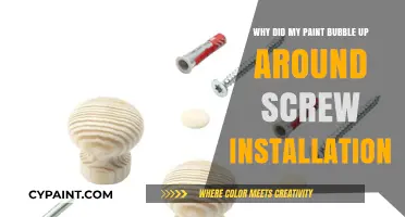 Why Paint Bubbles Around Screws: Causes and Solutions Explained