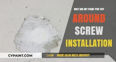 Paint Popping Off Around Screws: Causes and Solutions Explained