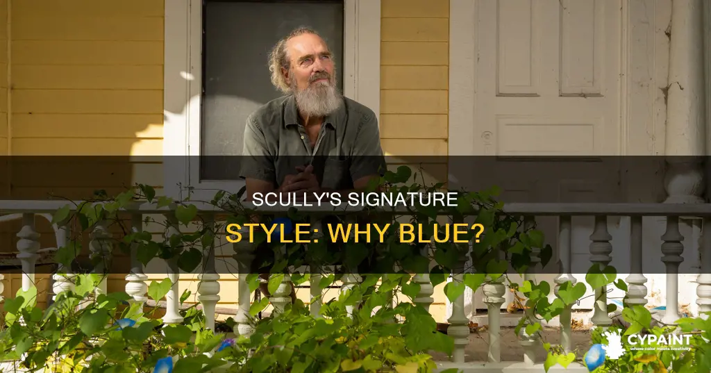 why did pat scully paint his hotel light blue