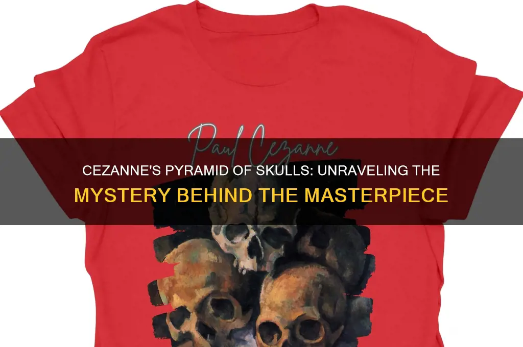why did paul cezanne paint the pyramid of skulls