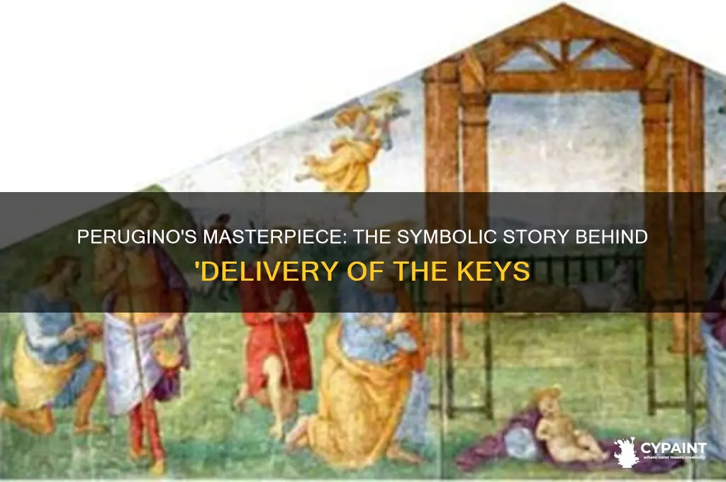 why did perugino paint the delivery of the keys