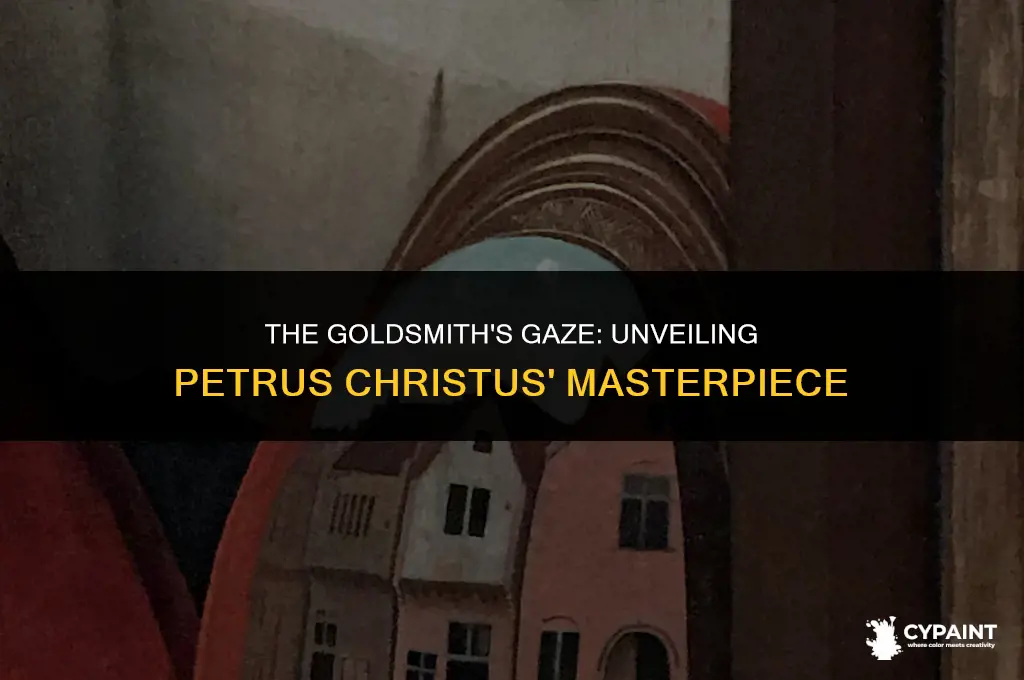 why did petrus christus paint a goldsmith in his shop