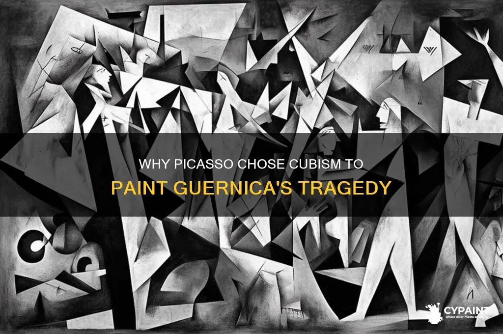 why did picasso paint guernica in a cubist way