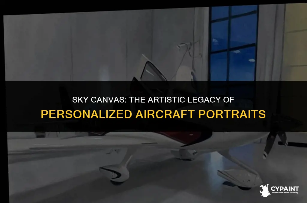 why did pilot paint characters on the side of airplanes