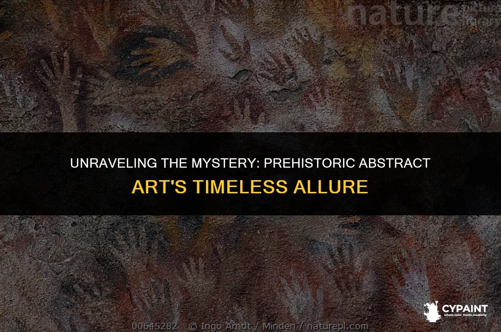 why did prehistoric people paint abstract art all the time