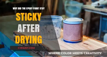 Sticky Epoxy Paint Mystery: Common Causes and Solutions After Drying