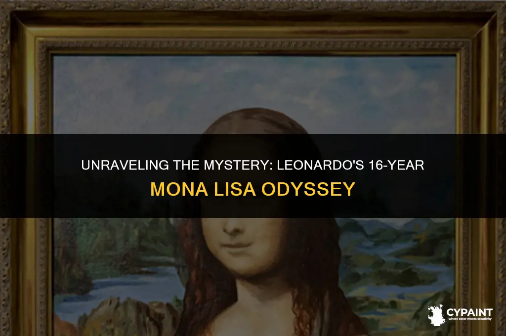why did the mona lisa take 16 years to paint