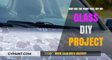 Unraveling the Mystery: Why Did My DIY Glass Project's Paint Peel Off?