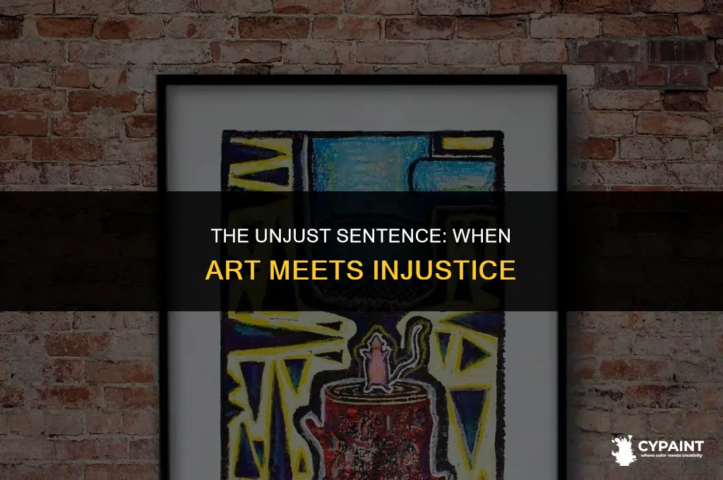 why did the painting go to jail it was frameed