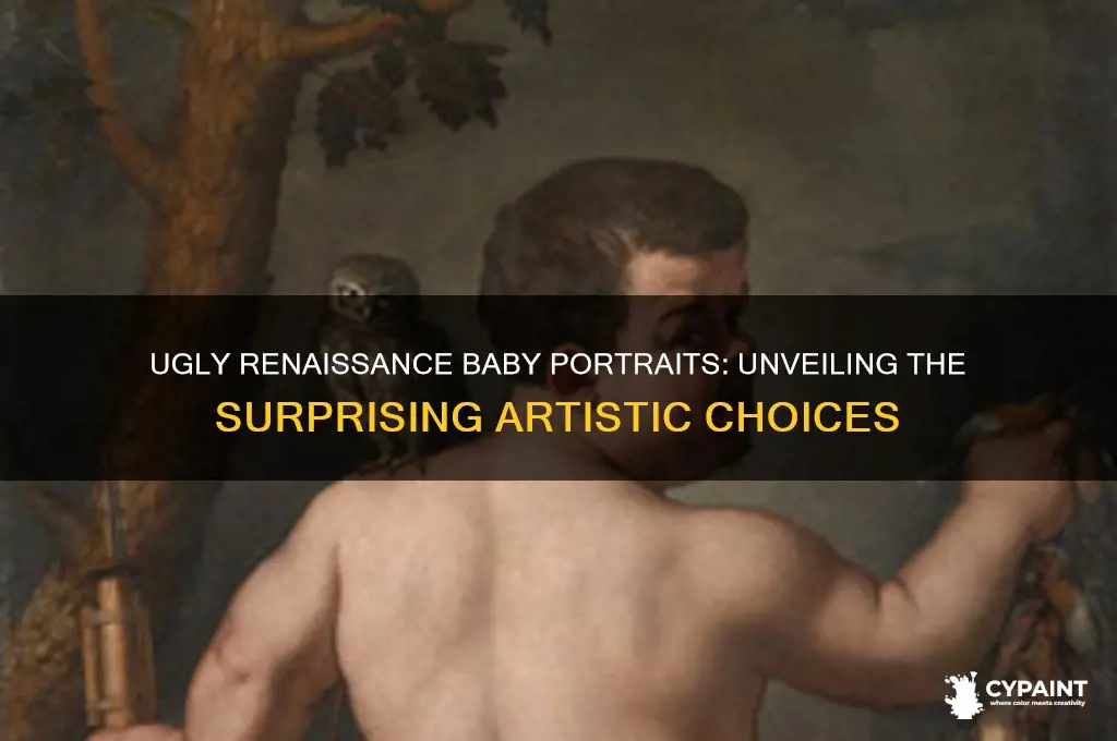 why did they paint babies ugly in the renissance