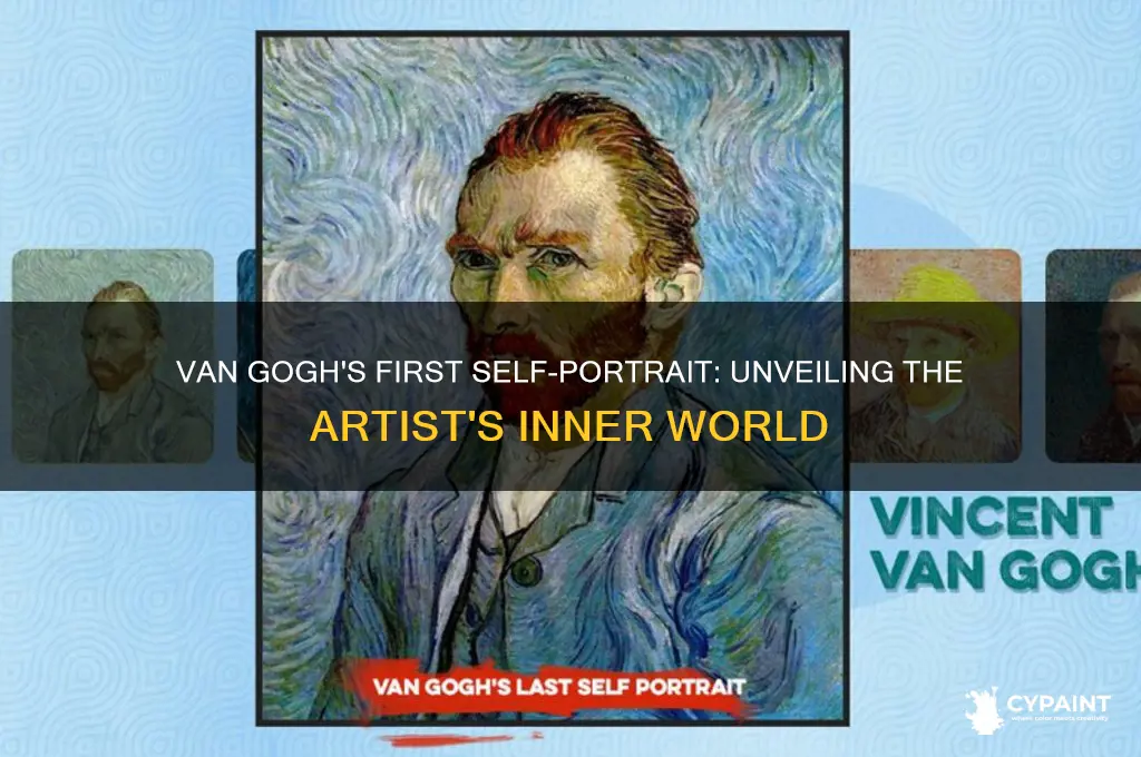 why did van gogh paint his first self portrait