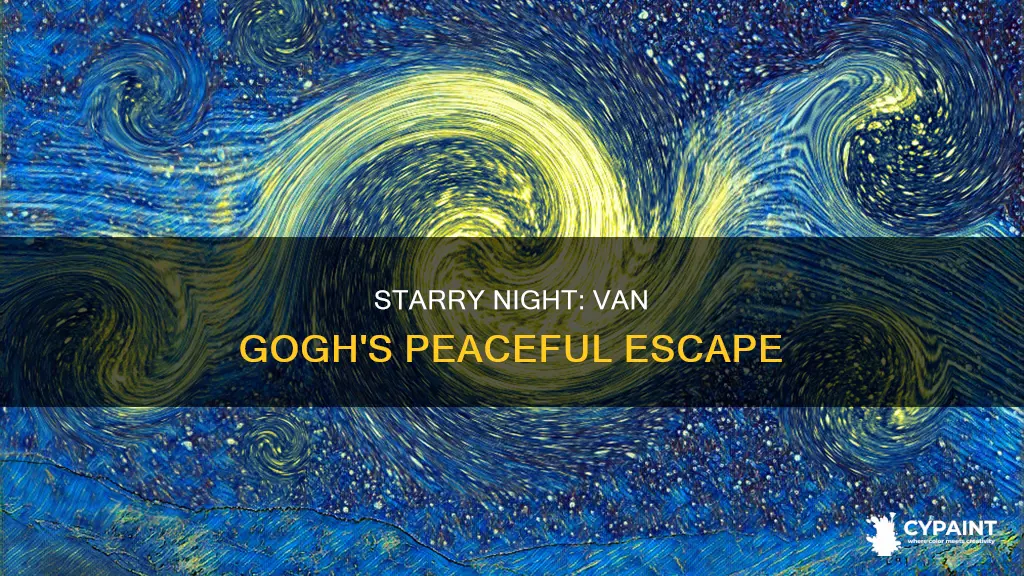 why did vincent van gogh paint the starry night