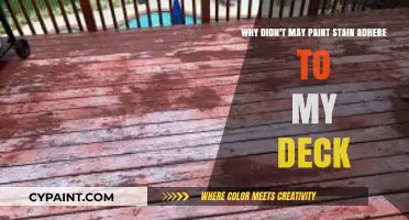 Deck Staining Dilemmas: Why May's Paint Didn't Stick