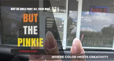 Unveiling the Mystery: Why Girls Paint All Their Nails Except the Pinkie