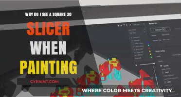 Unveiling the Mystery: Why a Square 3D Slicer Appears When Painting