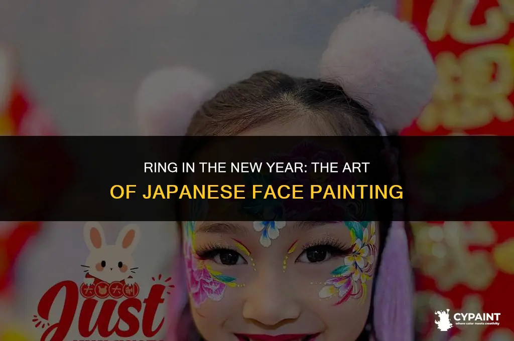 why do japanese people paint each other for new years