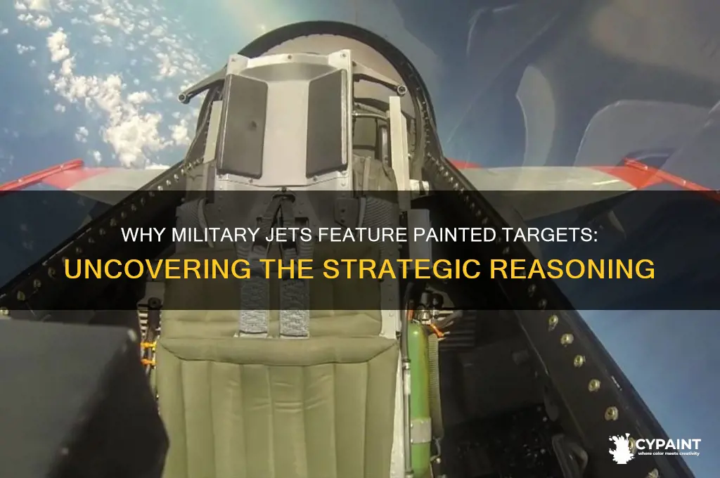why do military jets have targets painted on them
