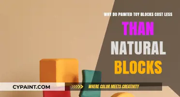 Exploring the Price Difference: Painted vs. Natural Toy Blocks