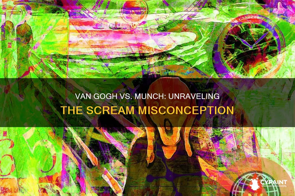 why do people thing van gogh painted the scream