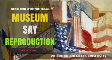 Exploring the Reasons Behind 'Reproduction' Labels in Museum Paintings