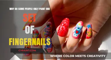 Unveiling the Mystery: The Singular Art of Painting One Set of Fingernails