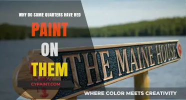 Why Some Quarters Have Red Paint: Uncovering the Surprising Reason