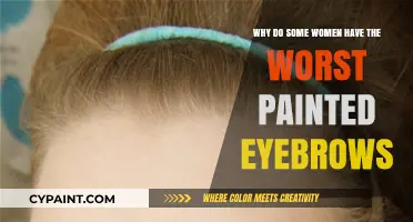 Why Some Women's Painted Eyebrows Look Unflattering: Common Mistakes
