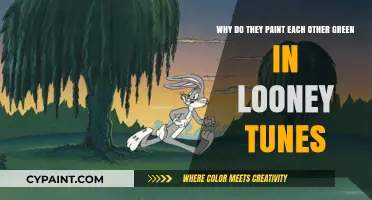The Curious Case of Green-Painting in Looney Tunes: An Exploration