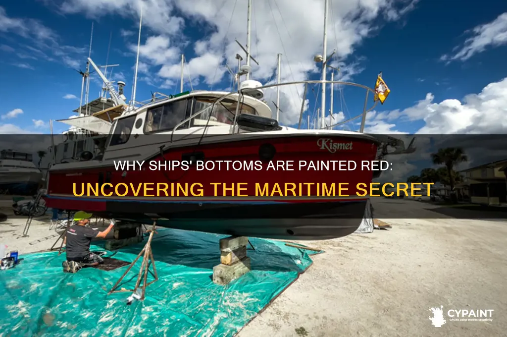 why do they paint the bottom of ships red
