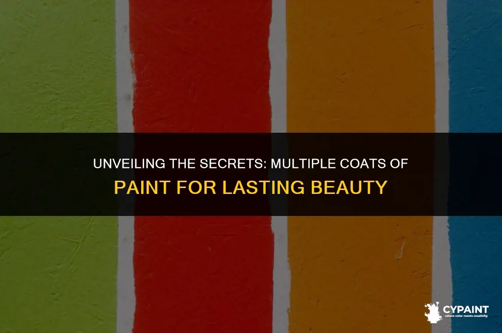 why do you apply more than one coat of paint