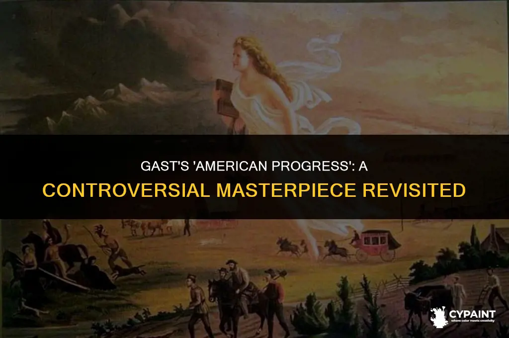 why do you think gast called the painting american progress