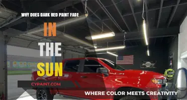 Why Dark Red Paint Fades: Sunlight's Impact on Pigments Explained