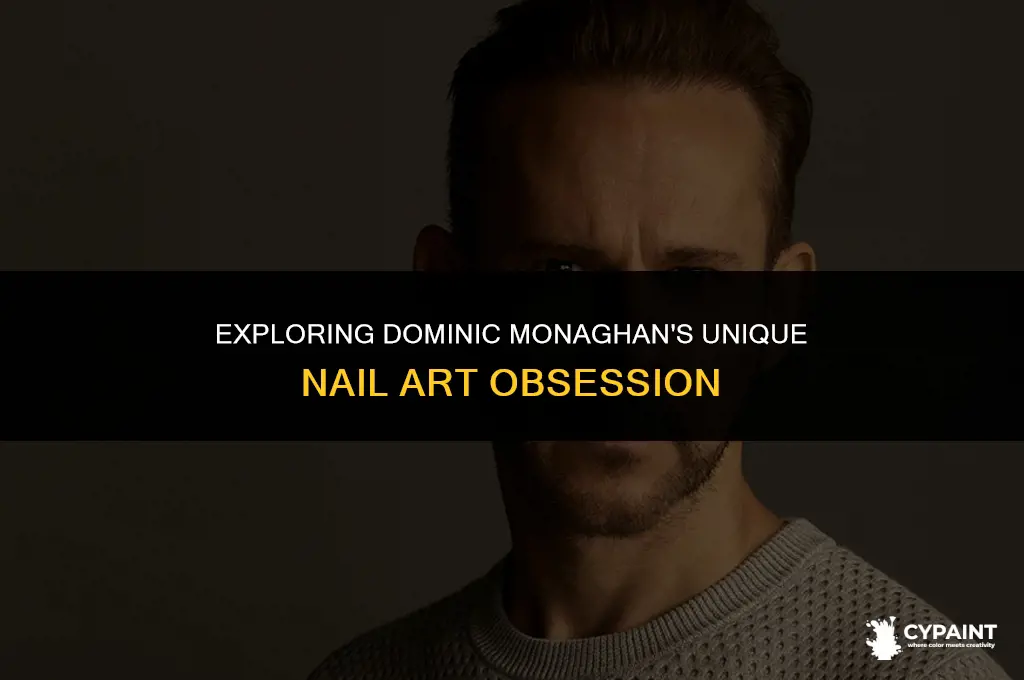 why does dominic monaghan of wild things paint his fingernails