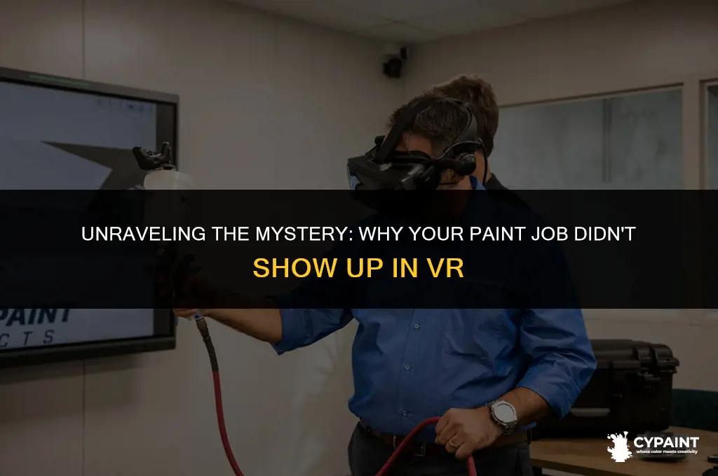why does it say i sent the paint imvr when