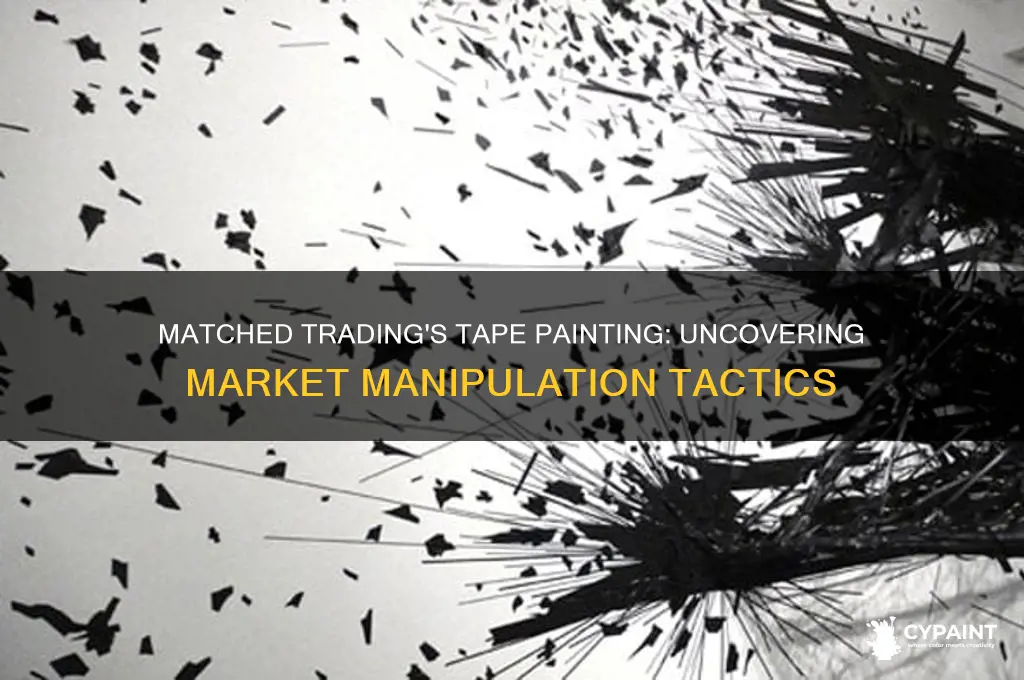 why does matched trading result in painting the tape