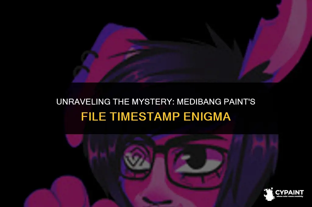 why does medibang paint think some files are made earlier