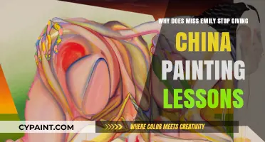 Why Miss Emily Ended Her China Painting Lessons