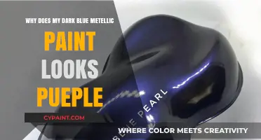 Why Dark Blue Metallic Paint Appears Purple: Causes and Solutions
