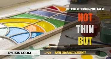 Understanding Enamel Paint: The Truth Behind 'Do Not Thin