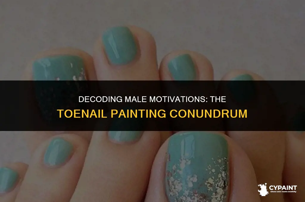 why does my guy friend want to paint my toenails