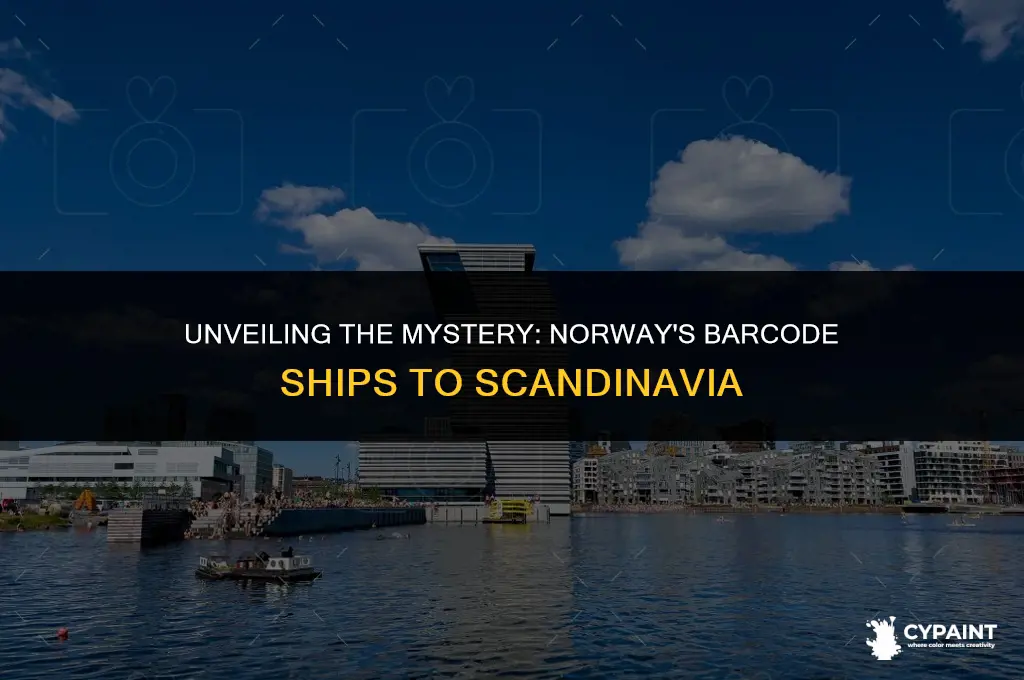 why does norway paint barcodes on their ships to scandanavian