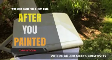 Why Paint Feels Sticky Days After Painting: Causes and Solutions